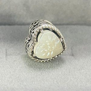 Pandora Openwork Heart & Family Tree Charm